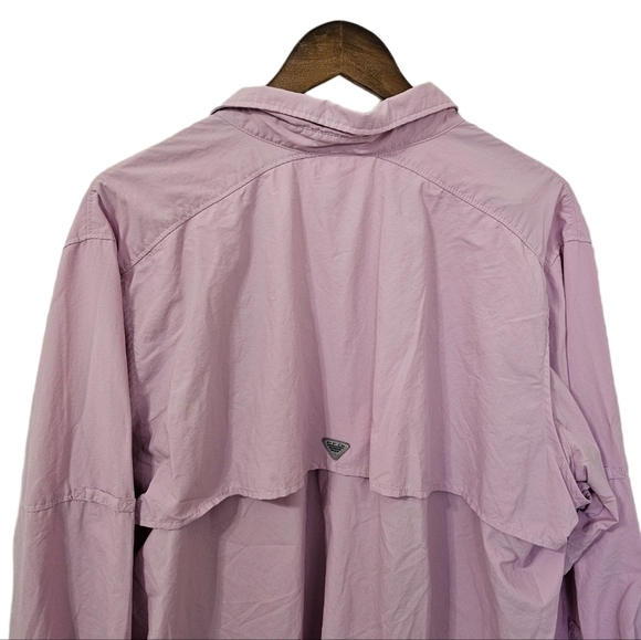 Columbia utility light button jacket lavender pink long sleeve pockets s… - Picture 6 of 10